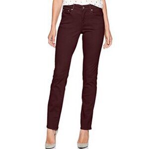 EUC Women's LEVI'S 505 Straight Leg Burgundy Jeans |‎ Size 32